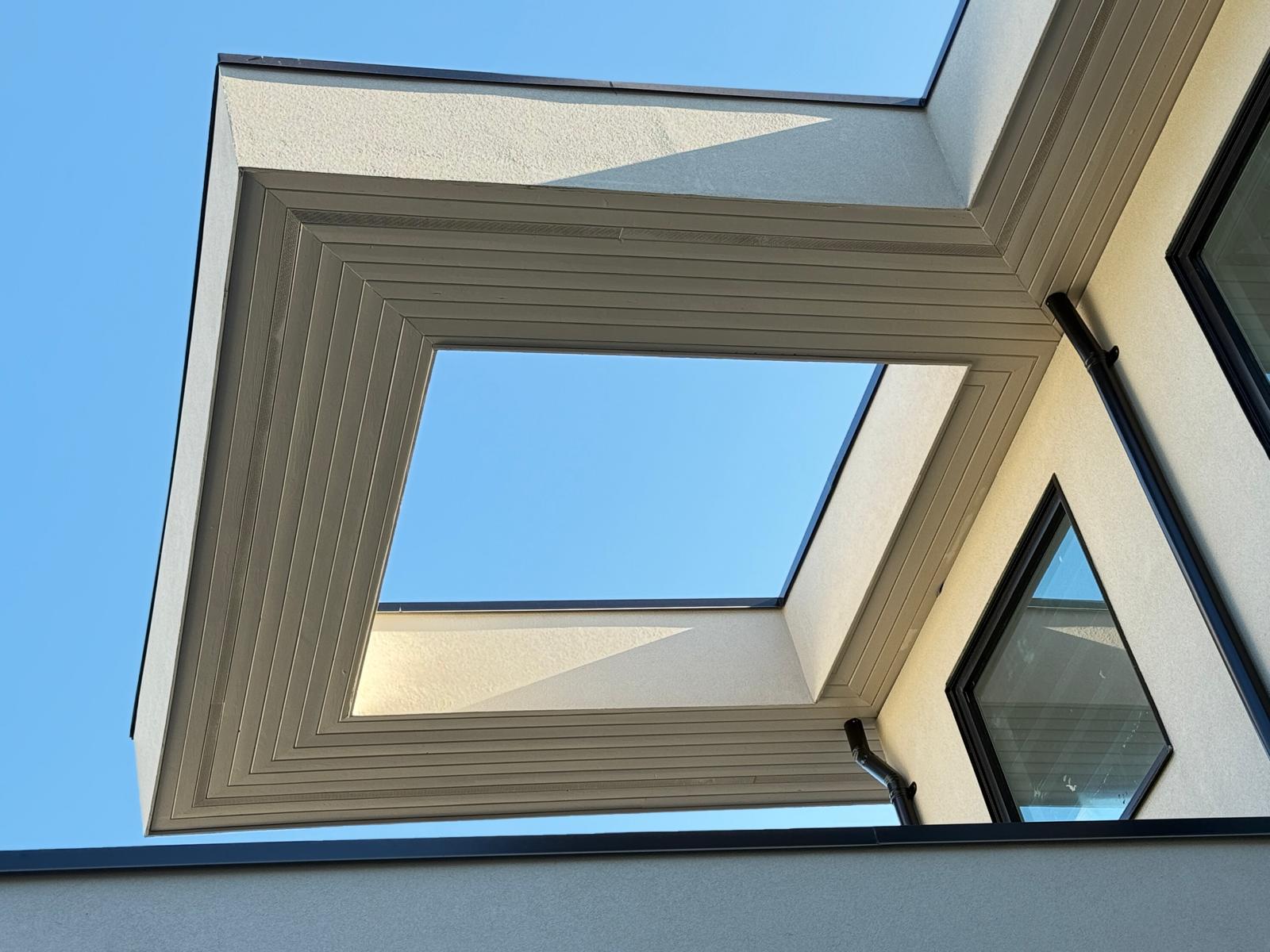 Luxury home with fluted cladding