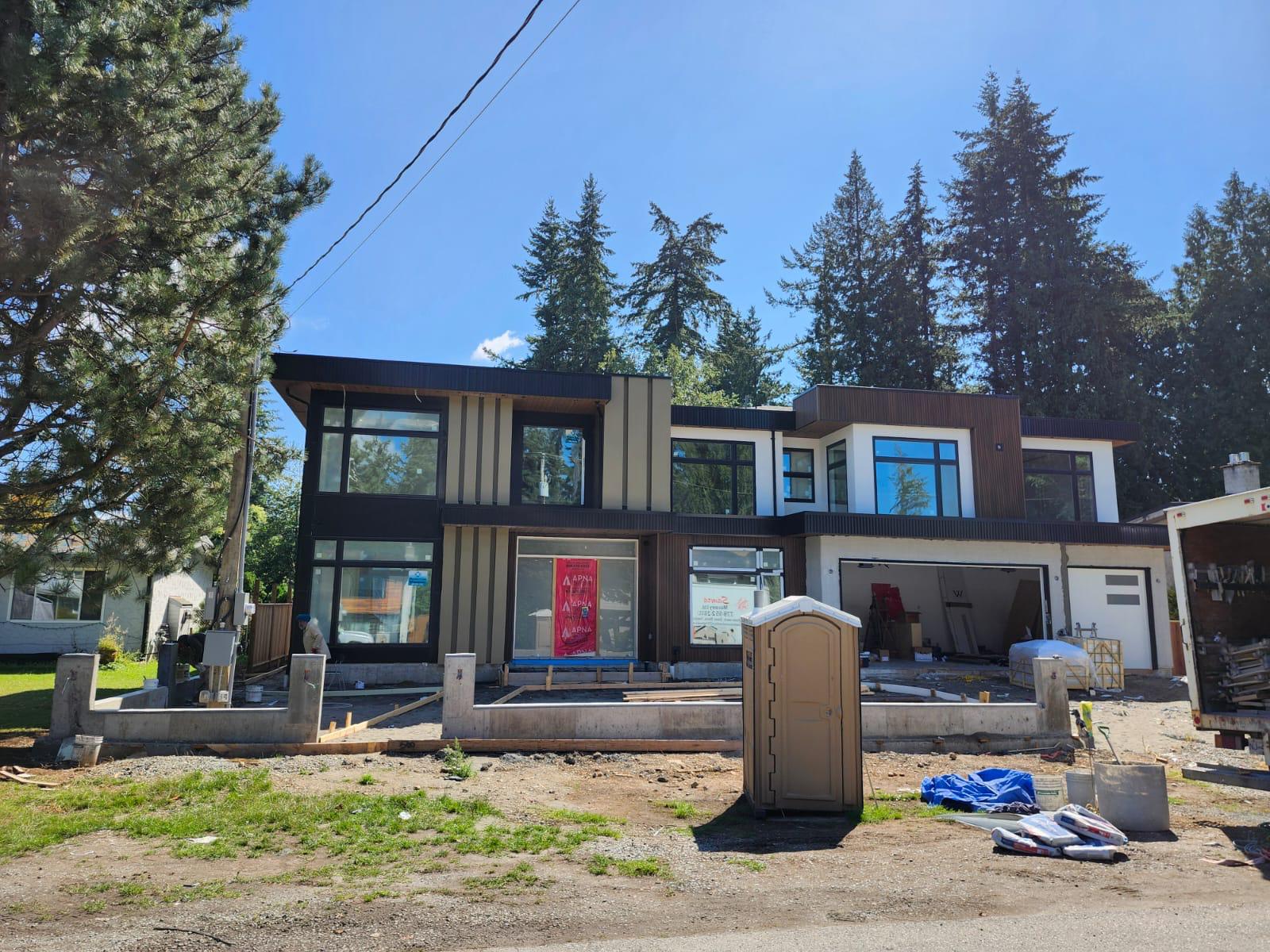 White farmhouse board and batten